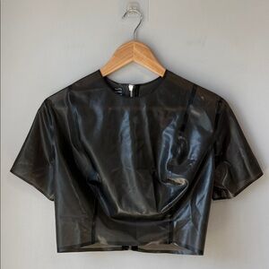 SYREN Latex Crop Top